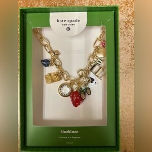 Gold Charm Necklace with Colorful Accents Kate spade x Target